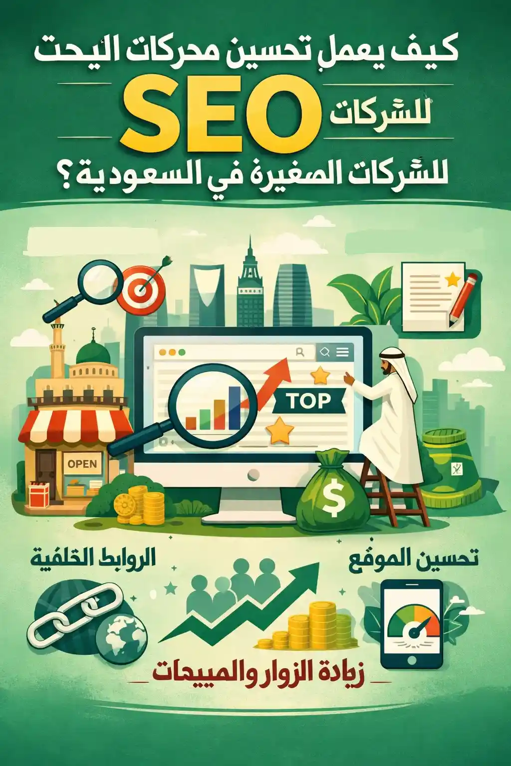 تحسين محركات البحث للشركات الصغيرة