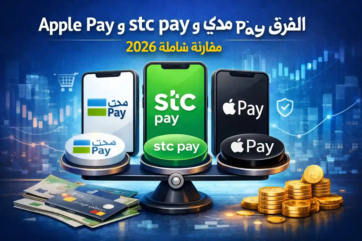 الفرق-مدى-pay-stc-pay-apple-pay