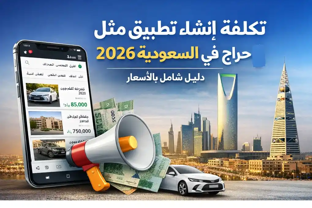 تكلفة إنشاء تطبيق مثل حراج