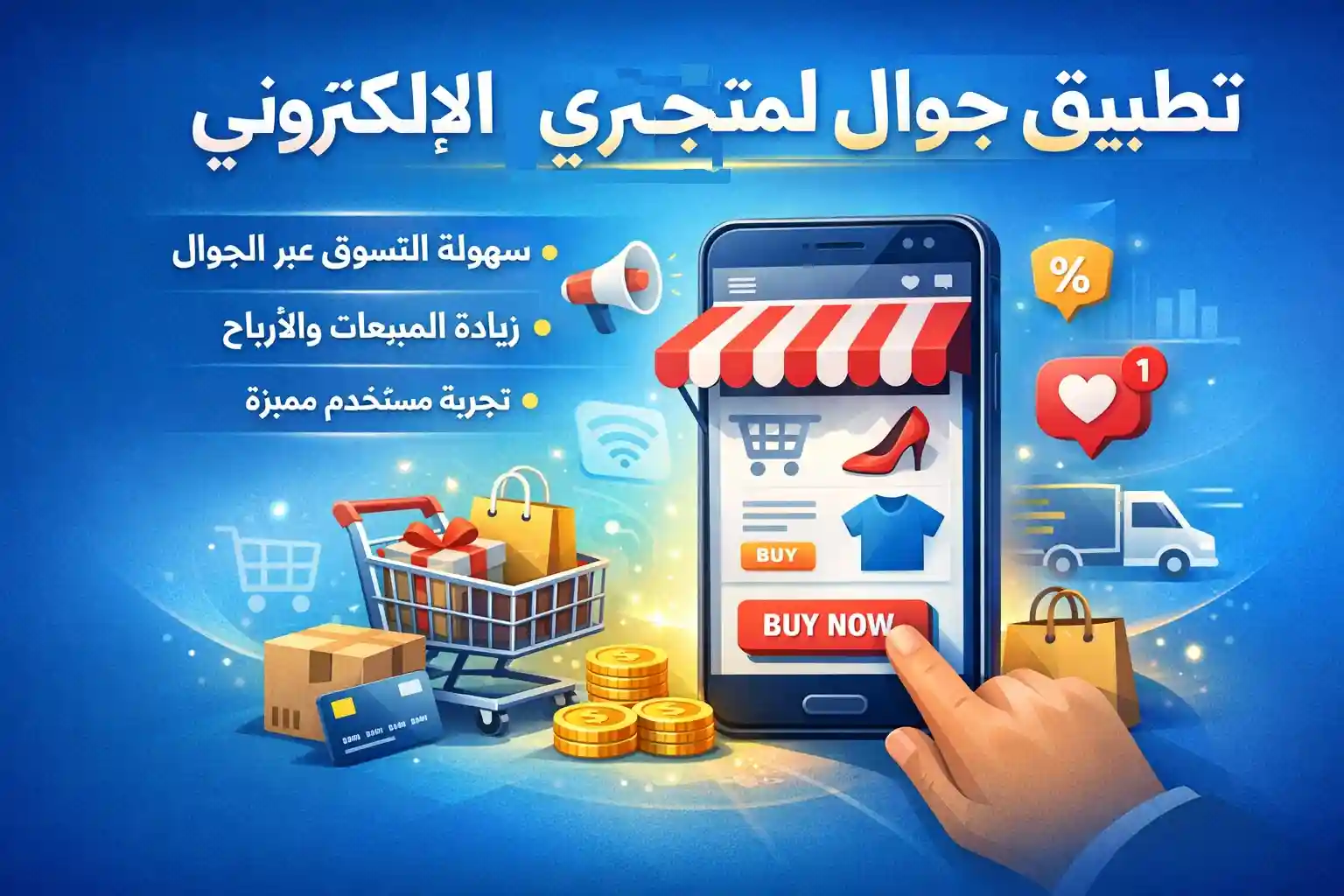 تطبيق جوال لمتجري الإلكتروني